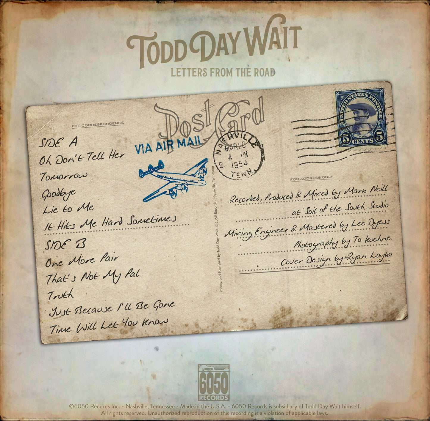 Letters From The Road Vinyl LP