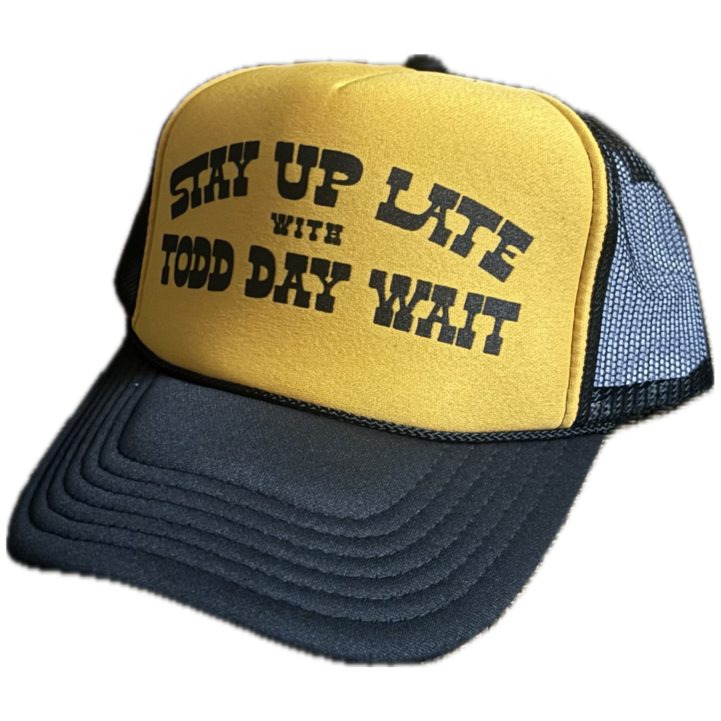 Trucker Hat, Gold & Black